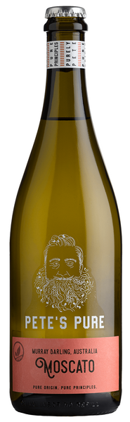 Bottle of NV Pete's Pure Moscato Frizzante, Australia - Caviste Wine