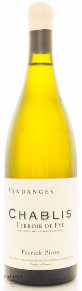 Bottle of 2015 Patrick Piuze Chablis Terroir de Fye - Caviste Wine