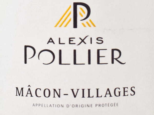 Bottle of 2016 Macon-Villages Domaine Alexis Pollier - Caviste Wine