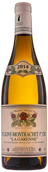 Bottle of 2013 Gilles Bouton Puligny Montrachet 1er Cru La Garenne - Caviste Wine
