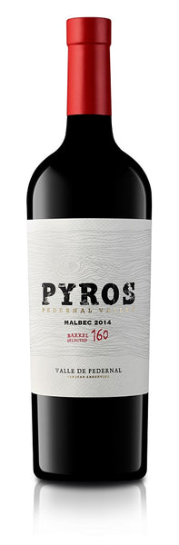 Bottle of 2018 Pyros Syrah, Pedernal Valley, Argentina - Caviste Wine