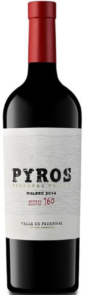 Bottle of 2018 Pyros Malbec, Pedernal Valley, Argentina - Caviste Wine