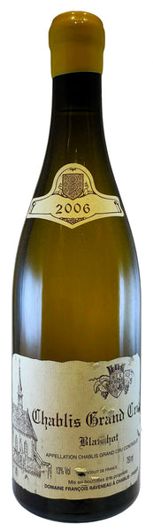 Bottle of 2006 Domaine Francois Raveneau Chablis Grand Cru Blanchot - Caviste Wine
