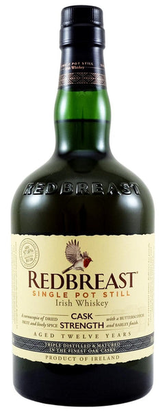Redbreast Cask Strength 12-Year-Old Single Pot Still Irish Whiskey, 56.3%