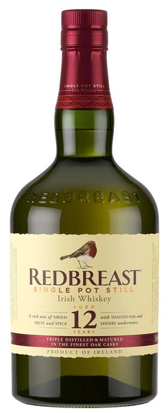 Redbreast 12-Year-Old Single Pot Still Irish Whiskey, 40%