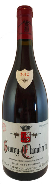 Bottle of 2012 Domaine Armand Rousseau Gevrey Chambertin - Caviste Wine