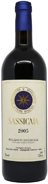 Bottle of 2005 Tenuta San Guido Sassicaia, Italy - Caviste Wine