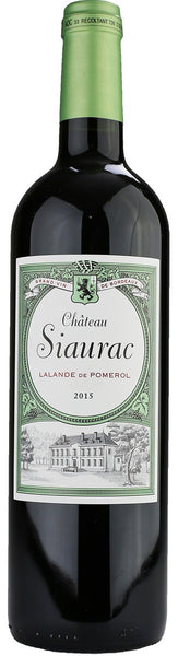 Bottle of 2014 Chateau Siaurac Lalande de Pomerol - Caviste Wine