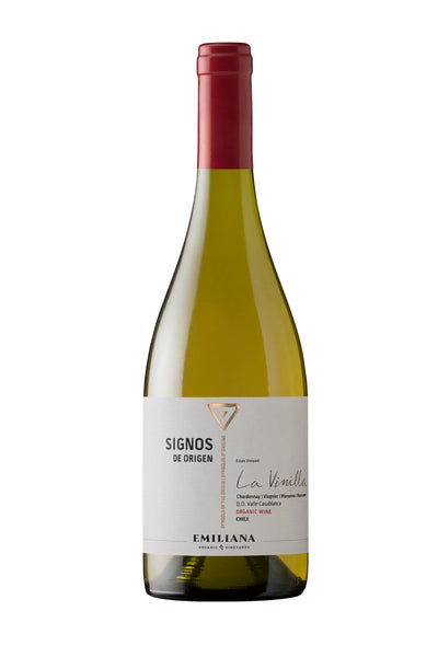 Bottle of 2015 Signos de Origen White Blend - Caviste Wine