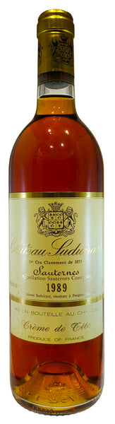 Bottle of 1989 Ch. Suduiraut Creme de Tete, Sauternes, France - Caviste Wine
