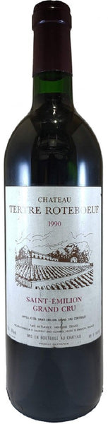 Bottle of 1990 Chateau Tertre Roteboeuf, St Emilion - Caviste Wine
