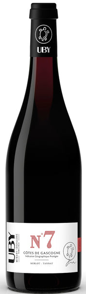 Bottle of 2018 Domaine Uby No.7 Merlot Tannat - Caviste Wine
