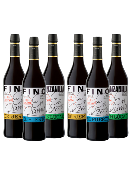 Case: Bodegas Lustau Trio '3 en Rama' Mixed Selection - Caviste Wine