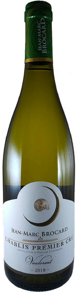 Bottle of 2018 Jean-Marc Brocard 1er Cru Vaulorent Chablis, France - Caviste Wine