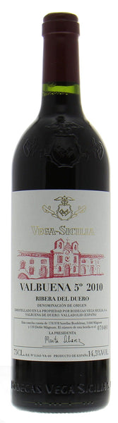 Bottle of 2016 Vega Sicilia Valbuena 5, Ribera del Duero, Spain - Case of 3 - Caviste Wine