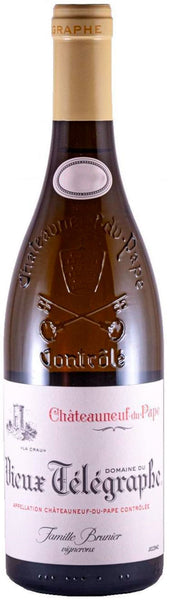 Bottle of 2019 Brunier Vieux Telegraphe Chateauneuf Blanc, France - Caviste Wine