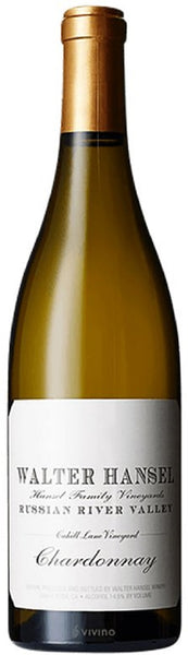 Bottle of 2017 Walter Hansel North Slope Chardonnay, Russian River - Caviste Wine