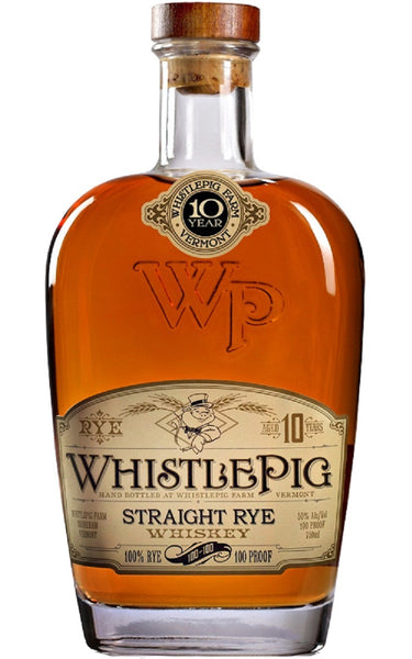 WhistlePig 10YO Straight Rye Whiskey, 50%