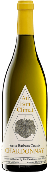 Bottle of 2017 Au Bon Climat Chardonnay, California - Caviste Wine