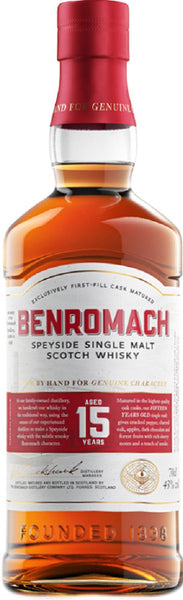 Benromach 15-Year-Old, Speyside Single Malt Scotch Whisky
