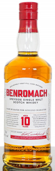 Benromach 10-Year-Old, Speyside Single Malt Scotch Whisky, 43%