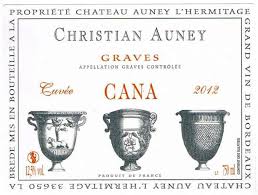 Bottle of 2012 Christian Auney Cana Graves Blanc - Caviste Wine
