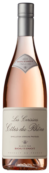 Bottle of 2020 'Les Cerisiers' Cotes-du-Rhone Rose, France - Caviste Wine