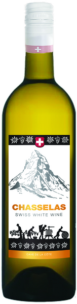 Bottle of 2019 Cave de la Côte Chasselas, Switzerland - Caviste Wine