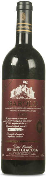 Bottle of 1990 Bruno Giacosa Barolo Riserva Falletto Magnum, Italy - Caviste Wine