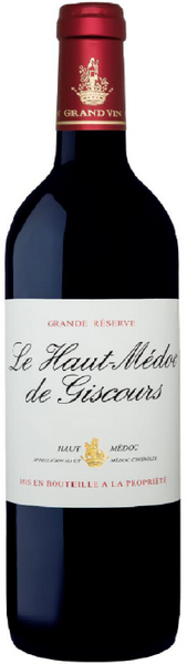Bottle of 2015 Haut Medoc de Giscours, France - Caviste Wine