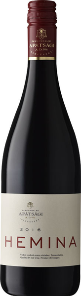 Bottle of 2018 Apatsagi Pannonhalmi Hemina Red, Hungary - Caviste Wine