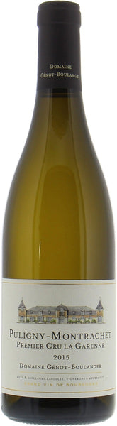 Bottle of 2015 Domaine Genot-Boulanger Puligny Montrachet 'La Garenne', France - Caviste Wine