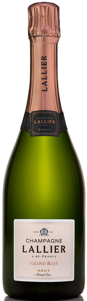 Bottle of NV Champagne Lallier Grand Cru Rose - Caviste Wine