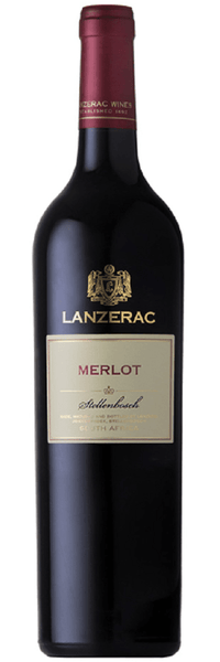 Bottle of 2020 Lanzerac Merlot - Caviste Wine