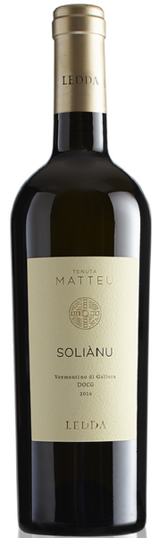 Bottle of 2020 Tenuta Ledda Vermentino di Gallura Solianu, Italy - Caviste Wine