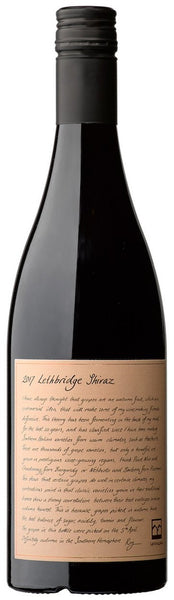 Bottle of 2017 Lethbridge Shiraz - Caviste Wine