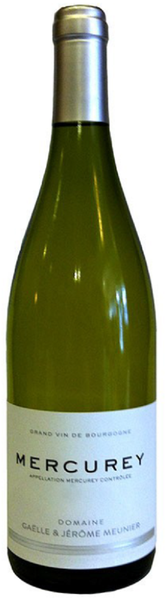 Bottle of 2019 Domaine Meunier Mercurey Villages Blanc - Caviste Wine