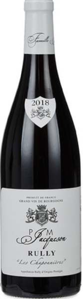 Bottle of 2018 P Jacqueson Les Chaponieres Rully Rouge, France - Caviste Wine