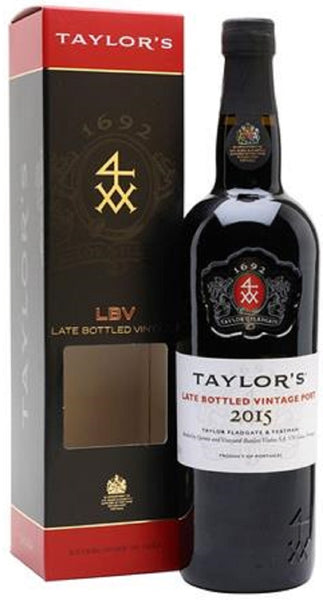 Bottle of 2015 Taylors LBV Port - Caviste Wine