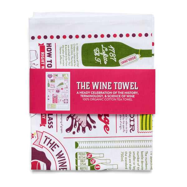 Guide to Wine Tea Towel - Caviste